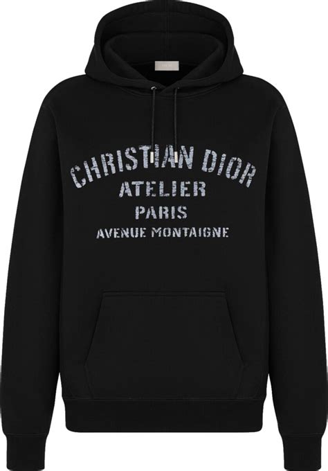 dior hoodie men|christian dior hoodie black.